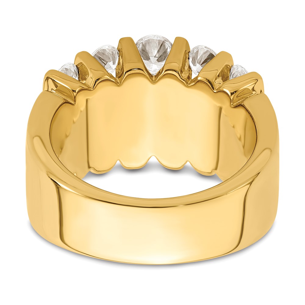 14k 2 carat Lab Grown Diamond VS/SI+ G+ Complete Fashion Band (RM7486-200-7YLG)