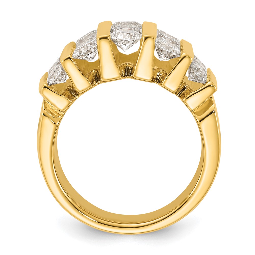 14k 3 carat Lab Grown Diamond VS/SI+ G+ Complete Fashion Band (RM7486-300-7YLG)
