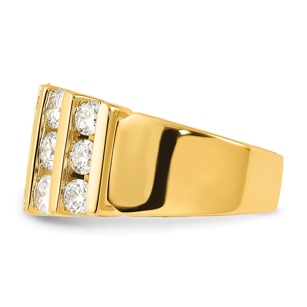 14k 3 carat Lab Grown Diamond VS/SI+ G+ Complete Fashion Band (RM7486-300-7YLG)