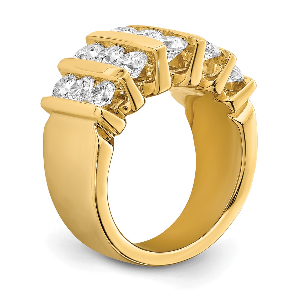 14k 3 carat Lab Grown Diamond VS/SI+ G+ Complete Fashion Band (RM7486-300-7YLG)