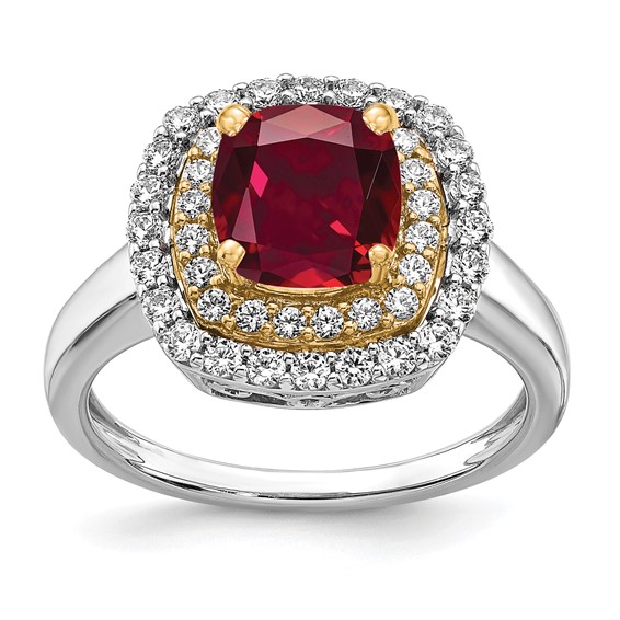 Lab Grown Diamond & Created Gemstone Rings