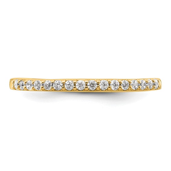 14k 1/6 carat Diamond Complete Wedding Band