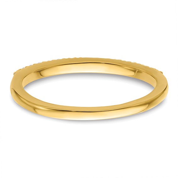 14k 1/6 carat Diamond Complete Wedding Band