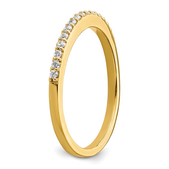 14k 1/6 carat Diamond Complete Wedding Band