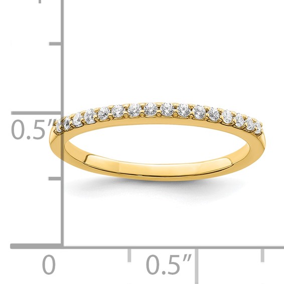 14k 1/6 carat Diamond Complete Wedding Band