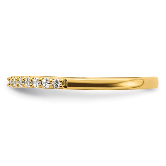 14k 1/5 carat Diamond Complete Wedding Band