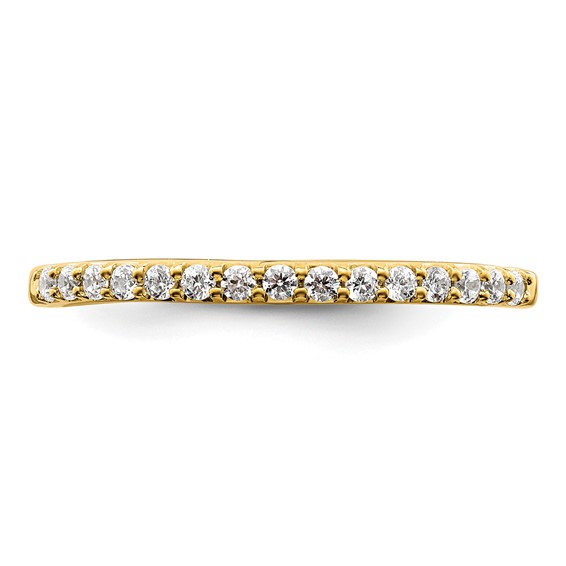 14k 1/5 carat Diamond Complete Wedding Band