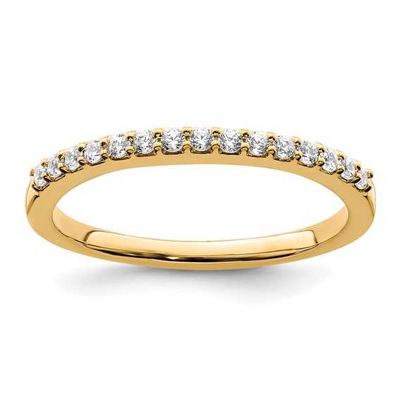 14k 1/5 carat Diamond Complete Wedding Band