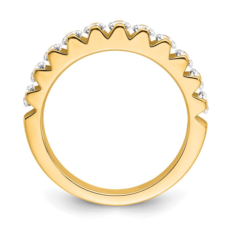 14k 1 carat Lab Grown Diamond VS/SI+ G+ Complete Ring