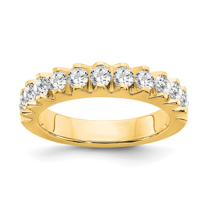 14k 1 carat Lab Grown Diamond VS/SI+ G+ Complete Ring