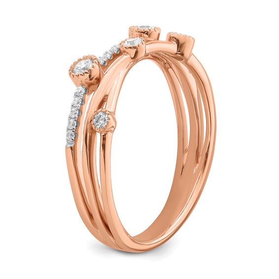 Gold Diamond Fashion Rings