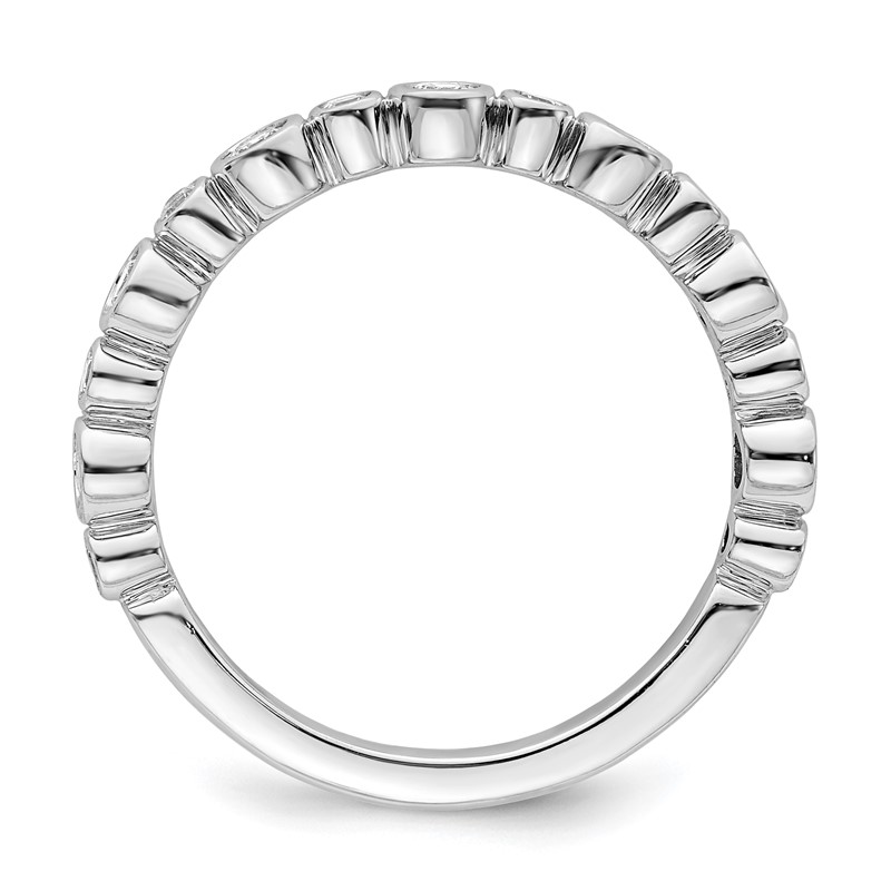 14K White Gold Lab Grown Diamond VS/SI+ G+ Band