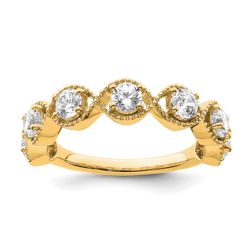 14K Lab Grown Diamond VS/SI+ G+ Band