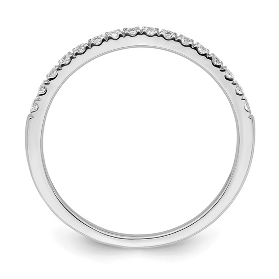 14k White Gold 1/2 carat Lab Grown Diamond VS/SI+ G+ Complete Set of Two Wedding Bands