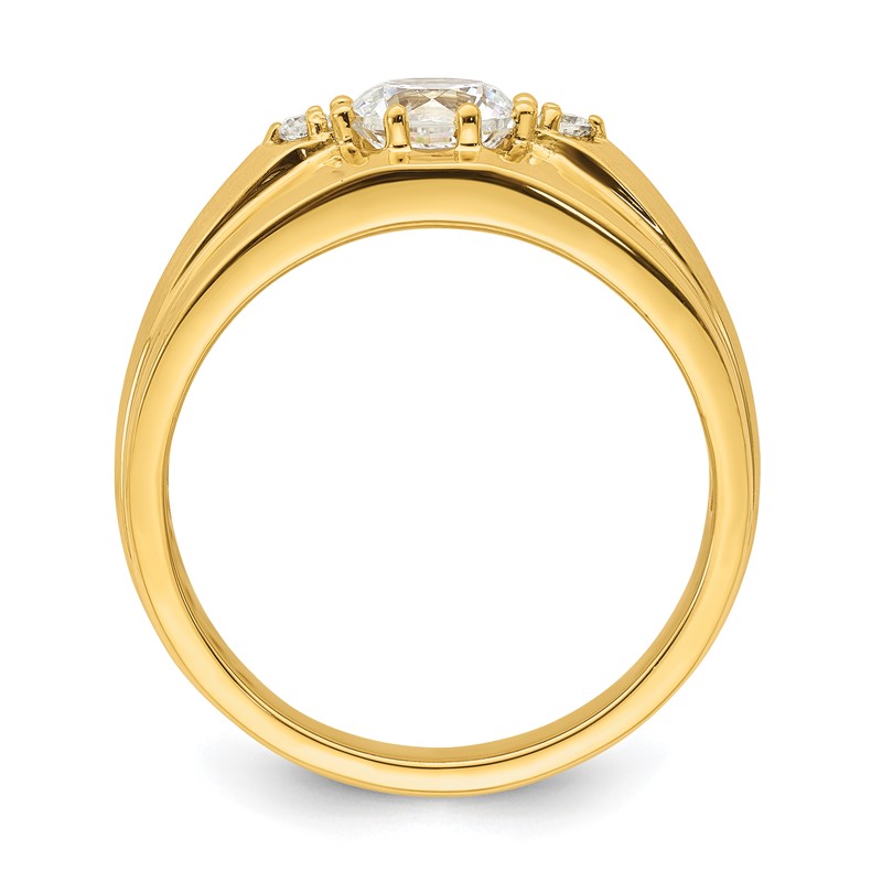 IBGoodman 14k 1 1/15 carat Lab Grown Diamond VS/SI+ G+ Complete Men's Ring