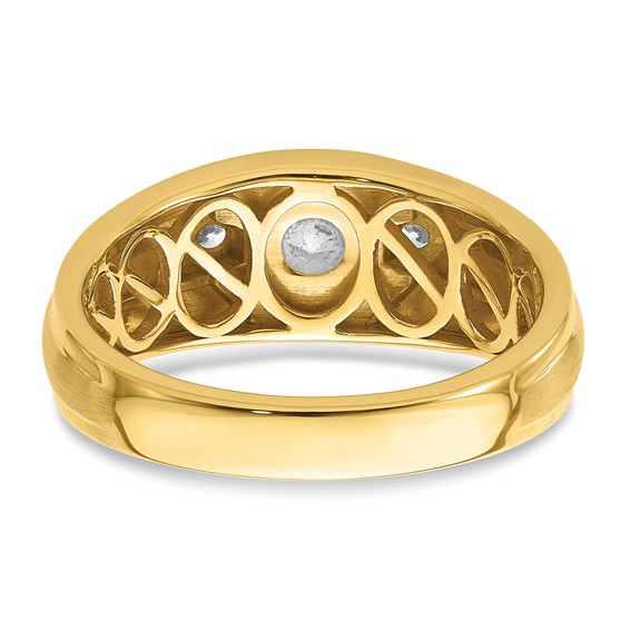 Gold IBGoodman Diamond Mens Rings