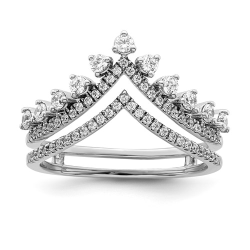 White Alloy CZ Fashion Ring