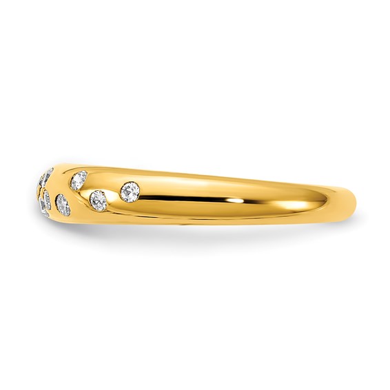 Gold Polished Fancy Diamond Rings