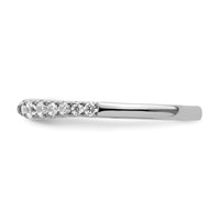 True Origin 14K White Gold 0.25 Carat Lab Grown Diamond VS+ F+ Complete Band view 3