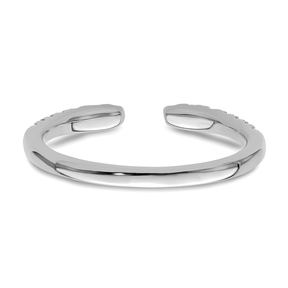 True Origin 14k White Gold 1/4 carat Lab Grown Diamond VS  D E F  Fancy Band (RM8596-024-WLD)