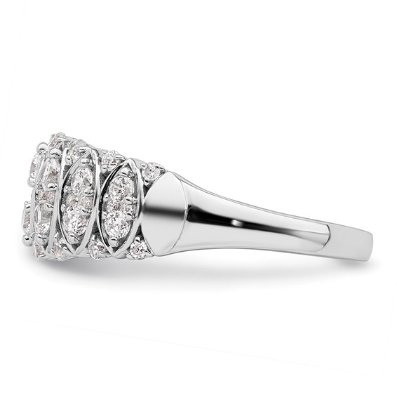 14K White Gold 3/4 carat Complete Diamond Ring