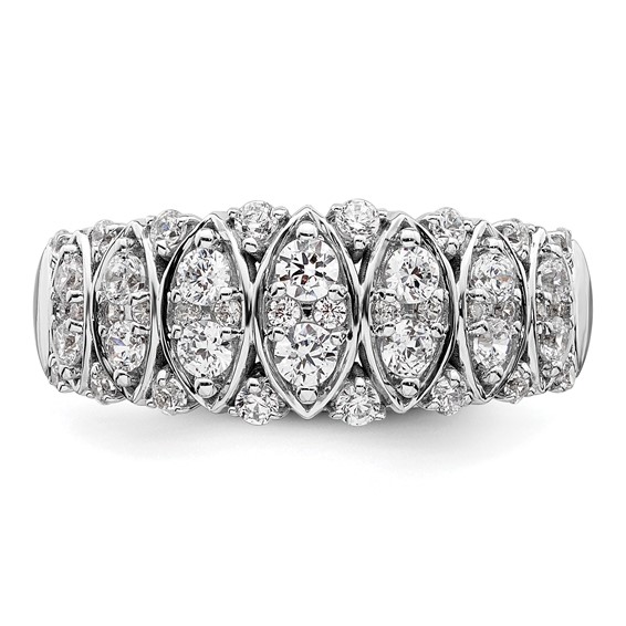 14K White Gold 3/4 carat Complete Diamond Ring