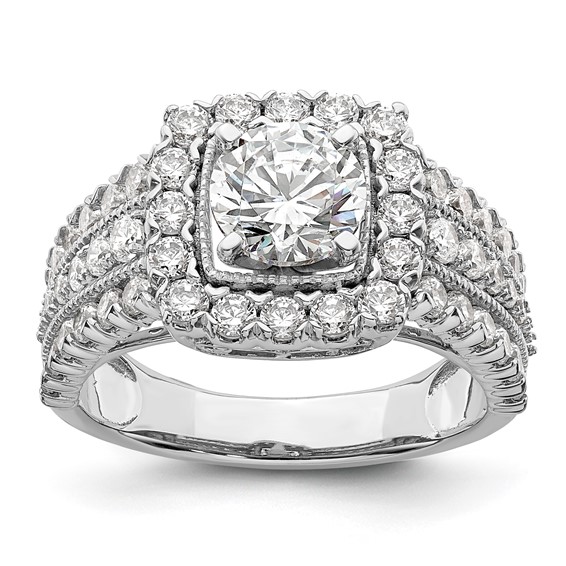 Diamond Semi-mount Engagement Rings