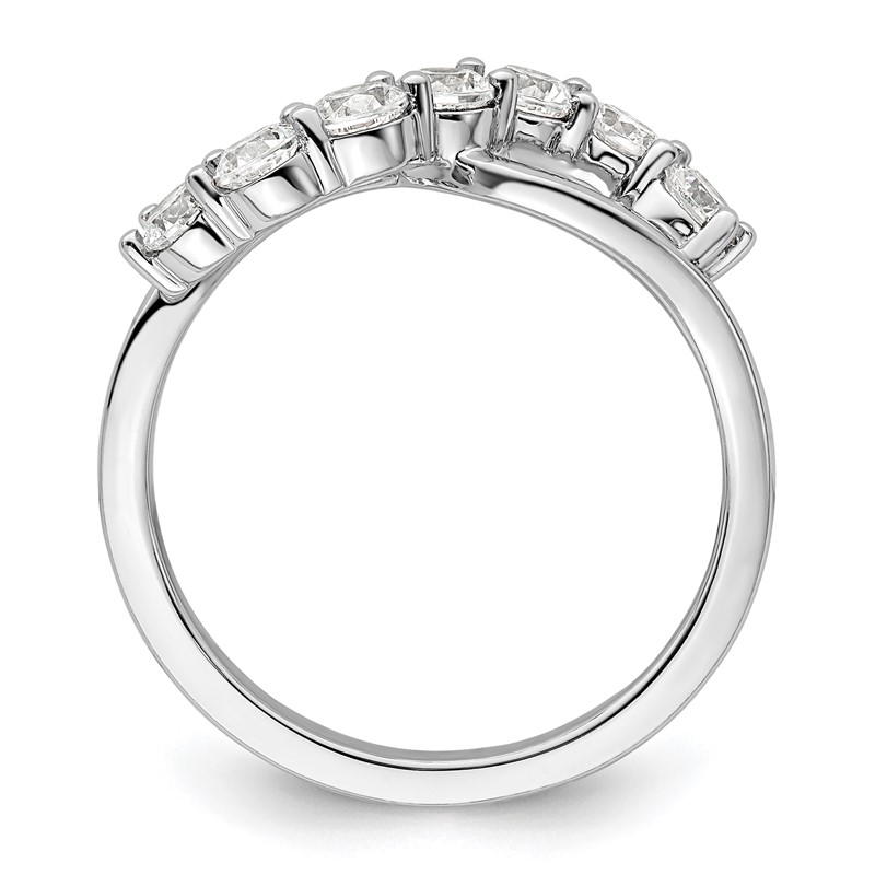 14K White Gold Lab Grown Diamond VS/SI+ G+ Band