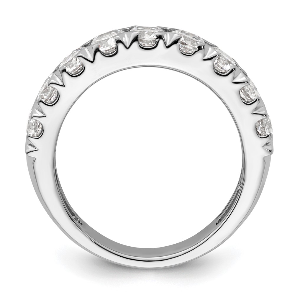 14k White Gold 3 carat Lab Grown Diamond VS/SI+ G+ Complete Double Row Fashion Band (RM8839-300-7WLG)