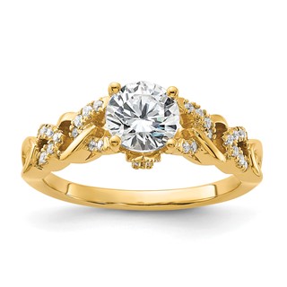 14k Diamond Semi-Mount Engagement Ring