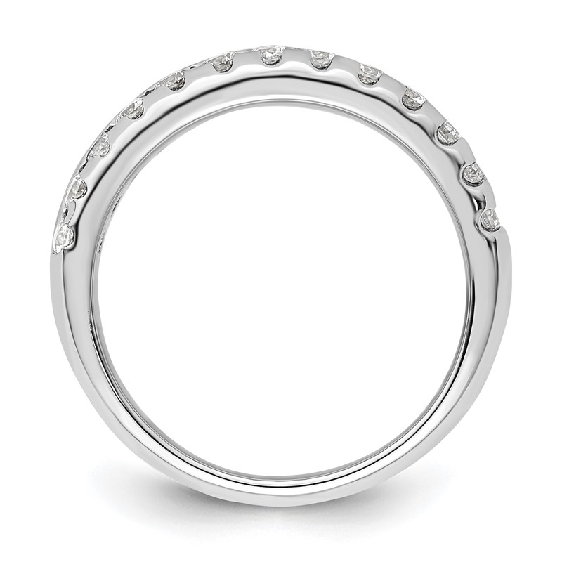 14K White Gold Lab Grown Diamond VS/SI+ G+ Band