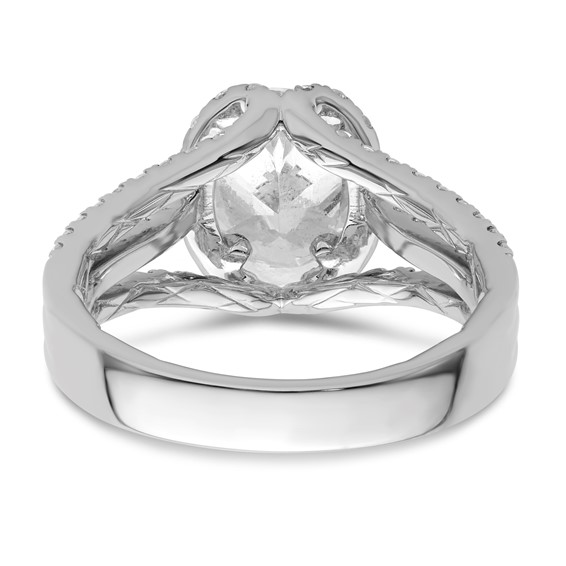 Gold Diamond Oval Halo Engagement Rings