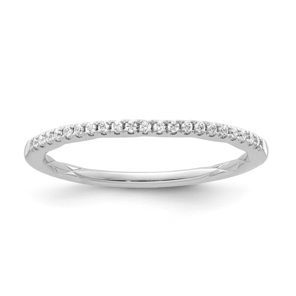 14K Yellow Gold 0.10 Carat Lab Grown Diamond VS+ F+ Complete Wedding Band