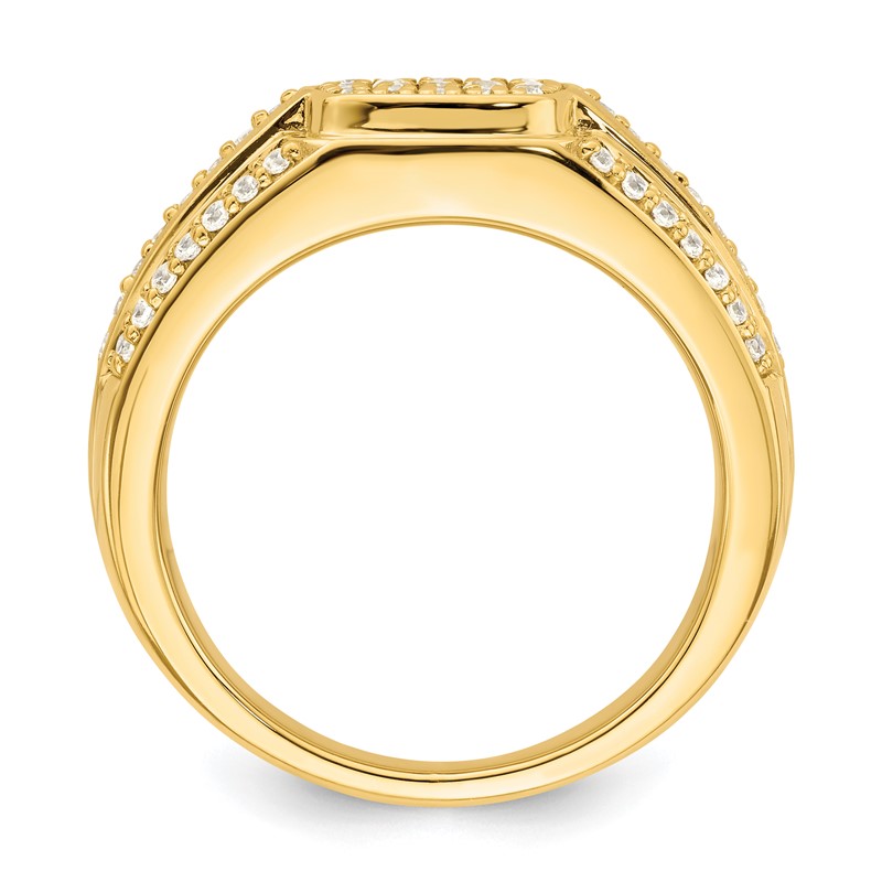 IBGoodman 14k 3/4 carat Lab Grown Diamond VS/SI+ G+ Complete Men's Ring