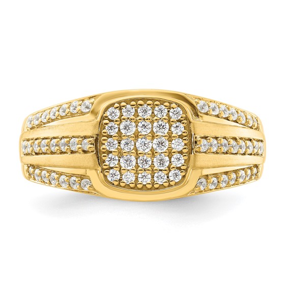 IBGoodman 14k 3/4 carat Lab Grown Diamond VS/SI+ G+ Complete Men's Ring