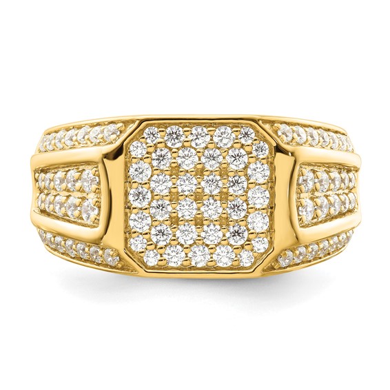 IBGoodman 14k 1/3 carat Lab Grown Diamond VS/SI+ G+ Men's Ring