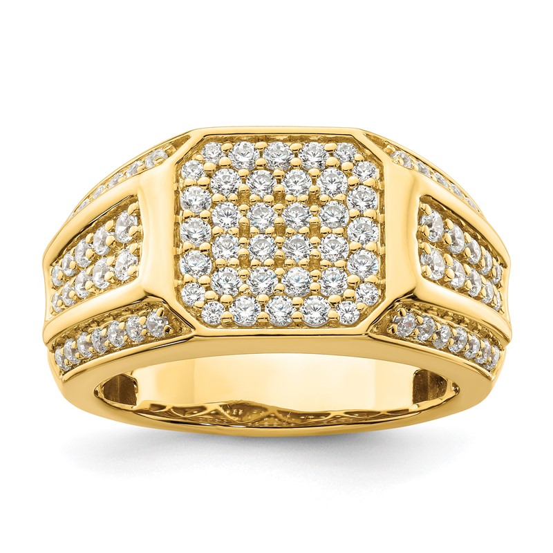 IBGoodman 14k 1/3 carat Lab Grown Diamond VS/SI+ G+ Men's Ring