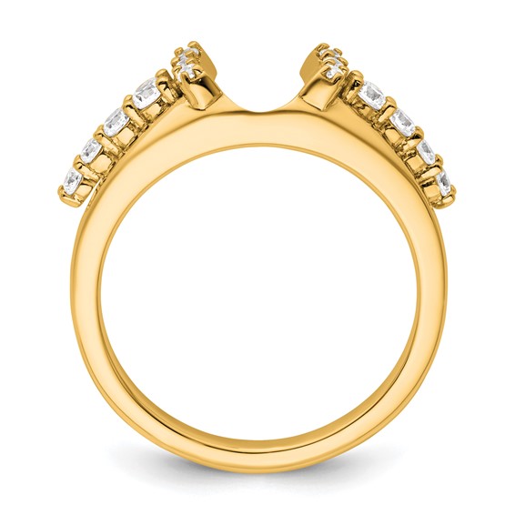 14k Complete Diamond Wrap Ring