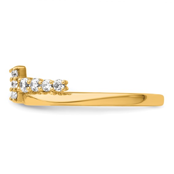 14k Complete Diamond Wrap Ring