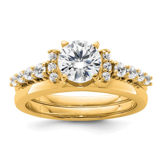 14k Complete Diamond Wrap Ring