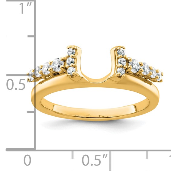 14k Complete Diamond Wrap Ring