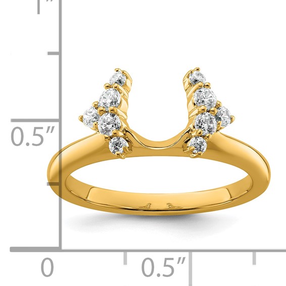 14k Complete Diamond Wrap Ring