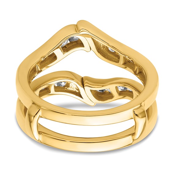 14K Gold Diamond Guard