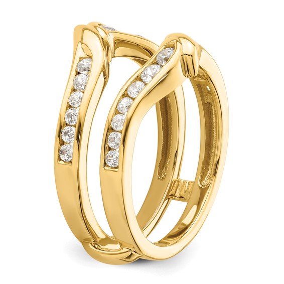 14K Gold Diamond Guard