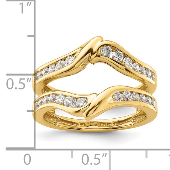 14K Gold Diamond Guard