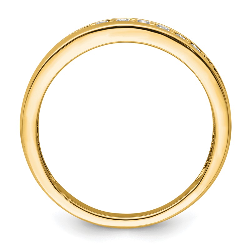 True Origin 14k Men's 3/8 carat Lab Grown Diamond VS D E F Band