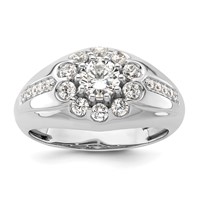 IBGoodman 14K White Gold 1.50 Carat Lab Grown Diamond VS SI+ G+ Complete Men's Ring view 1