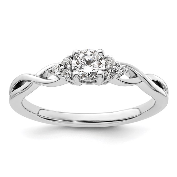 10kw Diamond Complete Promise Ring