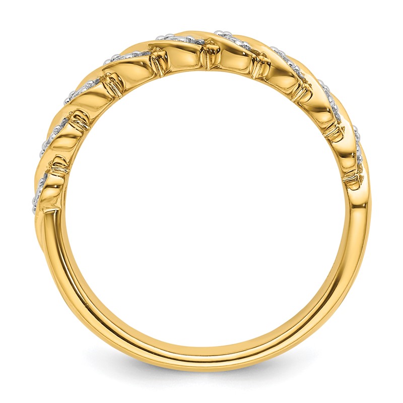 14k 1/3 carat Lab Grown Diamond VS/SI+ G+ Complete Wedding Band