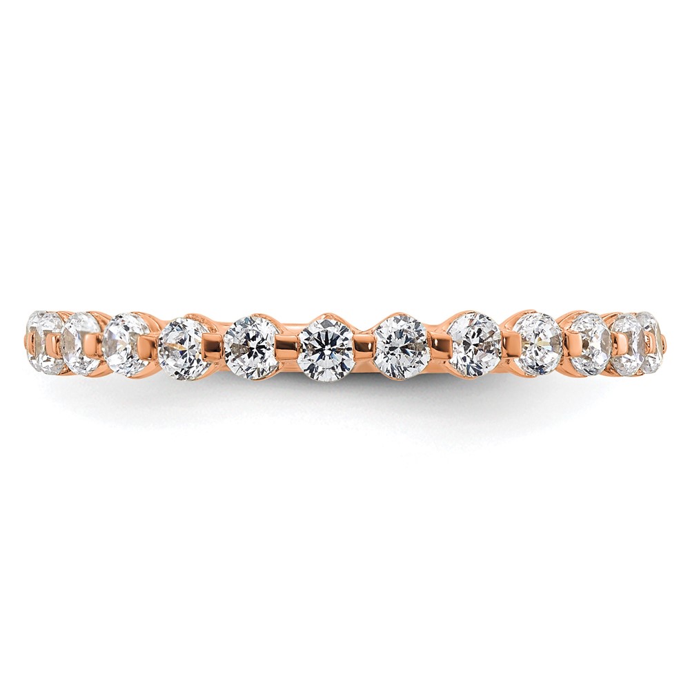 True Origin 14k Rose Gold 1/2 carat Lab Grown Diamond VS D E F Band (RM9982-045-RLD)